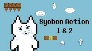 Syobon Action 1 + 2 Full Playthrough - YouTube