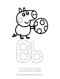 Cute letter b coloring pages. Fun Free Easy To Print Letter B Coloring Pages Tulamama