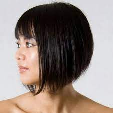 Pin By Penelope Walton On Bobs Blunt Bangs Bob Haircut With Bangs Bob Hairstyles Inverted Bob Hairstyles
