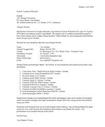Di mana, bank bri mempunyai cabang yang sudah menyebar ke seluruh indonesia. Contoh Surat Lamaran Kerja Yang Baik Dan Benar Terbaru