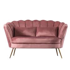2 seater lotus velvet sofa velvet sofa pink couch love seat
