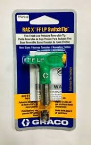 Details About Graco Rac X Fflp Switchtip Fine Finish Low Pressure Spray Tip We Have All Sizes