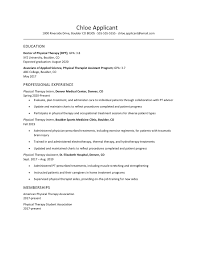 It is your first chance to communicate directly to the employer. Sample Physical Therapist Resume And Cover Letter