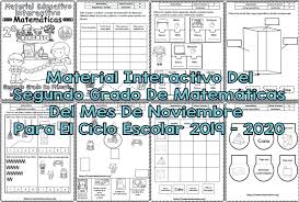 Visita la entrada para saber más. Material Interactivo Del Segundo Grado De Matematicas Del Mes De Noviembre Para El Ciclo Escolar 2019 2020 Material Educativo