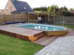 Piscine En Bois Semi Enterree Piscine Hors Sol Gardipool Rectoo Idees Conception Jardin Idees Conception Jardin