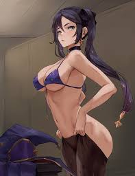 Mona getting ready - Genshin Porn