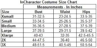 Adult Size Chart I Tutus Tutu Size Chart Adult