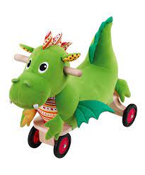 Puffy Dragon Ride On Rocking Toy Puff The Magic Dragon Kids Playing