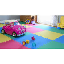 You can go on your own imaginary road trip, learn about other cultures, learn the abcs and more with these durable, long lasting foam mats. Trafficmaster Primary Pastel 24 In X 24 In X 0 47 In Playroom Floor 4 Pack 24121hdus The Home Depot