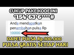 Kode Dapat Pulsa 100 000 Tanpa Aplikasi Khusus Kartu Telkomsel As Simpati Loop Terbaru Youtube