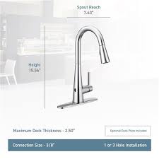 Maybe you would like to learn more about one of these? Moen Sleek Pulldown Kitchen Faucet Matte Black 7864ewbl Rona