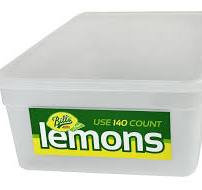 Lemon Storage Bin w/ Lid - Bill's Lemonade