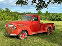 Image result for Red 1946 Truck