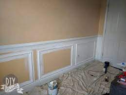 Chair rail ne957 trim molding dollhouse miniature 1pc chairrail crb8 1/12 scale. Tips For Painting Two Tone Walls With A Chair Rail Diy Danielle