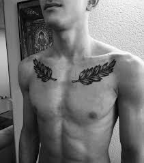 60 Laurel Wreath Tattoo Designs For Men Branch Ink Ideas Branch Designs Ideas Ink Laurel Laurelw Small Chest Tattoos Collar Bone Tattoo Torso Tattoos