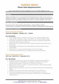 Identifying, qualifying and selling to new prospects. Phone Sales Representative Resume Samples Qwikresume