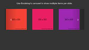 Bootstrap 4 product slider codepen. Multiple Items Per Slide In Bootstrap Carousel