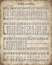 Trust And Obey Hymn Print Printable Vintage Sheet Music Etsy In 2021 Hymn Print Hymns Lyrics Hymn Sheet Music