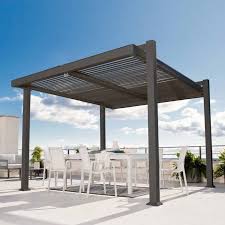Tonnelle Autoportante Persea Aluminium Gris Fonce 11 52 M Leroy Merlin En 2020 Pergola Design Pergola Gris Fonce