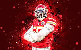 Baltimore (9/22/19), taking down qb lamar jackson for a loss of five yards. Herunterladen Hintergrundbild Frank Clark 4k Defensive End Kansas City Chiefs American Football Nfl Frank Dominick Clark National Football League Kc Chiefs Frank Clark 4k Rot Neon Lichter Frank Clark Kc Chiefs Fur Desktop
