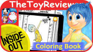 Free printable disney princess coloring pages. Disney Pixar Inside Out Color Play Come To Life In 3d Coloring Review By Thetoyreviewer Youtube