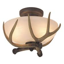 800 x 800 jpeg 98kb. Craftmade Antler Semi Flush Ceiling Light X1611 Eb Bellacor