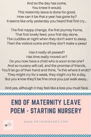 For All The Mummies Going Back To Work End Of Maternity Leave Poem Maternity Leave Quotes Mum Quotes Leaving Quotes
