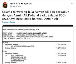 Artis dan pengacara terkenal tanah air azwan ali memberi kejutan di pau apabila memberikan kenyataan panas mengkritik. Azwan Ali Accused Of Receiving Usd800k Allowance From Brother Azmin Ali Neotizen News