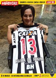 Maria da penha maia fernandes. Atletico On Twitter A Fundadora Do Instituto Maria Da Penha E Vitima Emblematica Da Violencia Domestica Maria Da Penha Maia Fernandes Recebe Camisa Personalizada Do Atletico Naosecale Ligue 180 E Denuncie