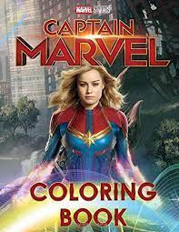 This is a digital download for a coloring page. Captain Marvel Coloring Book Unofficial Captain Marvel 2019 Coloring Book With Unique Images Amazon De Miller Diana Fremdsprachige Bucher