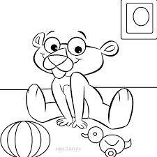 The pink panther coloring pages. Printable Pink Panther Coloring Pages For Kids