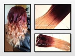 A fine gradient that does not show a line of demarcation. Red To Blonde Ombre Hair Extensions Pasteurinstituteindia Com