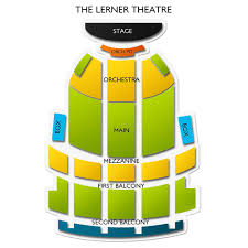 The Lerner Theatre 2019 Seating Chart