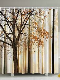 Fall Trees Print Polyester Fabric Shower Curtain Ambesonne Http Www Amazon Com Dp B00zpxobno Ref Tree Shower Curtains Patterned Shower Curtain Shower Curtain