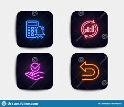 Approved Update Data And Calculator Alarm Icons Undo Sign