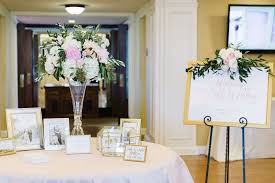 Guest Book Table Wedding Tall Arrangement Welcome Sign Flowers Blush Wedding Florals By Jen Wedding Welcome Table Wedding Guest Book Table Guest Book Table