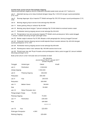 Soal contoh jurnal umum perusahaan dagang. Contoh Soal Jurnal Umum Perusahaan Dagang