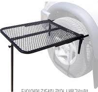 타이어 테이블 캠핑 용품 차량용 접이식 사이드 아웃도어 바퀴 테이블 차박 낚시