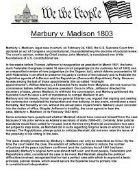 Marbury V Madison 1803 Article And Writing Assignment Writing Assignments Writing Madison