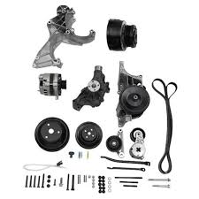 The cooling system for the chevrolet 350 engine consists of a water pump, a radiator and a after replacing several cooling system components, i filled the cooling system and bled the air out of the. Chevrolet Performance Parts 19418818 Small Block Chevy Serpentine Accessory Belt Drive System Deluxe With Air