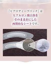 ヒアルロン酸自体を針にした画期的なシート 美容 ヘルスフィットネス 健康