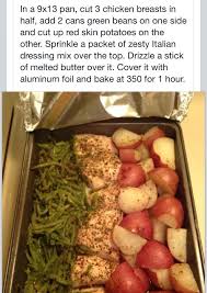 Green Beans Chicken Breasts And Red Skin Potatoes Recipe Recipes Red Skin Potatoes Recipe Healthy Recipes