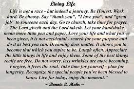 The good life is not about comfort and being busy. The Best Poem Bonnie L Mohr Poems