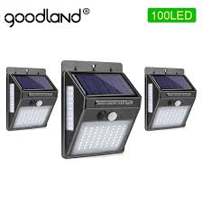 Solar außenleuchte im wintry weather garten leuchtkugel solar 50 cm strom ngpfolc. Goodland 100 Led Solar Licht Outdoor Solar Garten Lampe Pir Motion Sensor Solar Powered Sonnenlicht Wasserdicht Fur Strasse Dekoration Solar Lamps Aliexpress