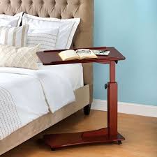 The Adjustable Height Side Table Hammacher Schlemmer Adjustable Height Side Table Adjustable Height Table Modern Side Table