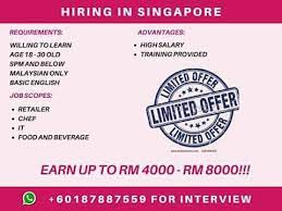 Show recruiters you're immediatley available for job opportunities. Job Vacancy In Singapore Photos Facebook