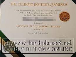 Culinary Institute Of America Degree Sample Cia Diplomas Online
