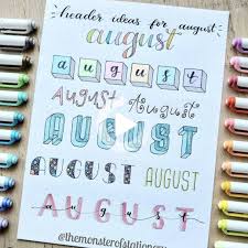 The abstract should state briefly the purpose of the research, the principal results and major conclusions. Best Bullet Journal Fonts And Headers For Every Month In 2020 Terminarz Planery Rzeczy Do Narysowania Bullet Journal Lettering Ideas Bullet Journal Font Bullet Journal