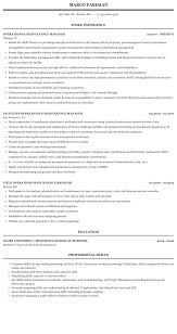 What hiring managers look for in oil & gas engineer resumes. Operations Maintenance Manager Resume Sample Mintresume