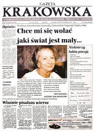 The gazeta krakowska, (full title polska gazeta krakowska) is the largest regional daily newspaper in kraków, poland, published five times a week in that city. Od Pierwszego Wydania Gazety Krakowskiej Minelo 71 Lat Dziekujemy Czytelnicy Plus Gazetakrakowska Pl